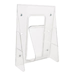 Deflect-O Stand-Tall Magazine Holder, Wall Mounted, Clear Plastic (55501)