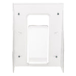 Deflect-O Stand-Tall Magazine Holder, Wall Mounted, Clear Plastic (55501)