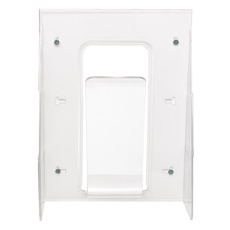 Deflect-O Stand-Tall Magazine Holder, Wall Mounted, Clear Plastic (55501)