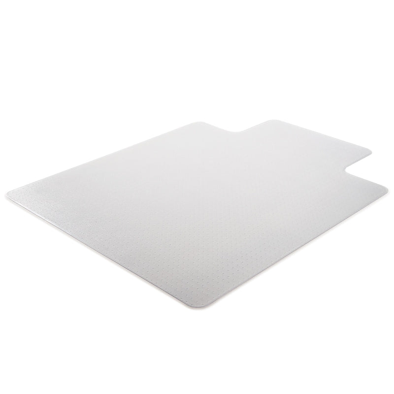 Deflect-O DuraMat Carpet Chair Mat with Lip, 46" x 60'', Low-Pile, Clear (CM13433F)