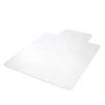 Deflect-O EconoMat Hard Floor Chair Mat with Lip, 45" x 53'', Clear (CM21232)