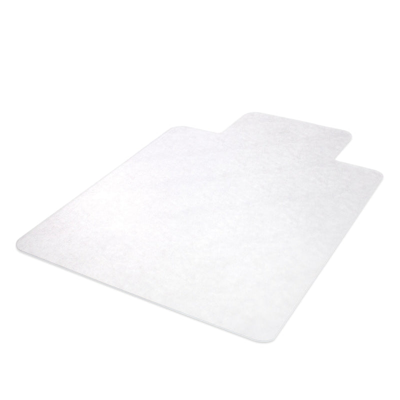 Deflect-O EconoMat Hard Floor Chair Mat with Lip, 45" x 53'', Clear (CM21232)