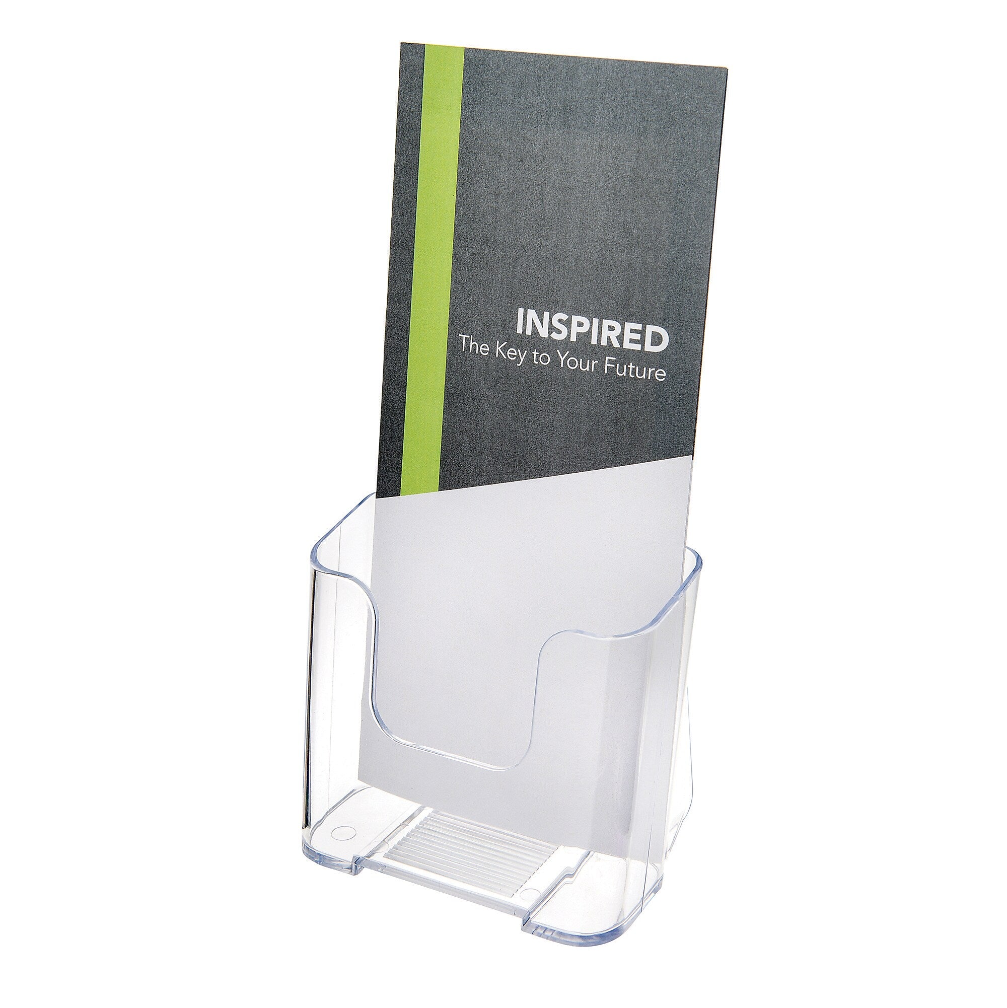 Deflect-O Literature Holder, Table Top, Clear Plastic (75001)
