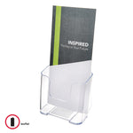 Deflect-O Literature Holder, Table Top, Clear Plastic (75001)