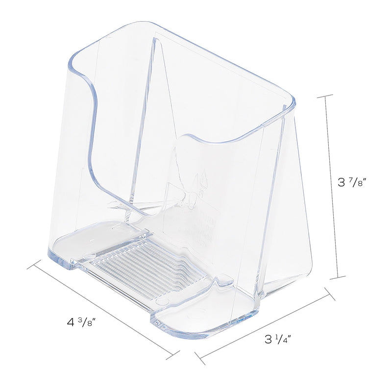 Deflect-O Literature Holder, Table Top, Clear Plastic (75001)
