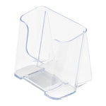 Deflect-O Literature Holder, Table Top, Clear Plastic (75001)