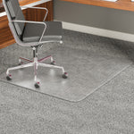 Deflect-O ExecuMat? Carpet Chair Mat, 46" x 60'', High-Pile, Clear (CM17443F)