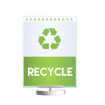 Deflect-O Superior Image Document Holder, 8.5" x 11", Table Top, Silver/Clear Acrylic (691590)