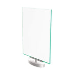 Deflect-O Superior Image Document Holder, 8.5" x 11", Table Top, Silver/Clear Acrylic (691590)