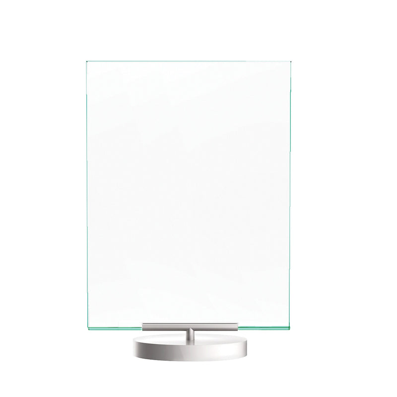 Deflect-O Superior Image Document Holder, 8.5" x 11", Table Top, Silver/Clear Acrylic (691590)