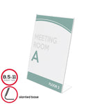 Deflect-O Superior Image Document Holder, 8.5" x 11", Table Top, Clear Plastic (DEF590101)