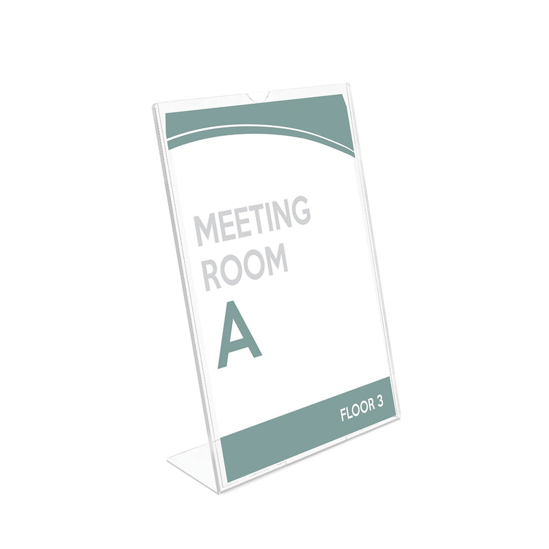 Deflect-O Superior Image Document Holder, 8.5" x 11", Table Top, Clear Plastic (DEF590101)