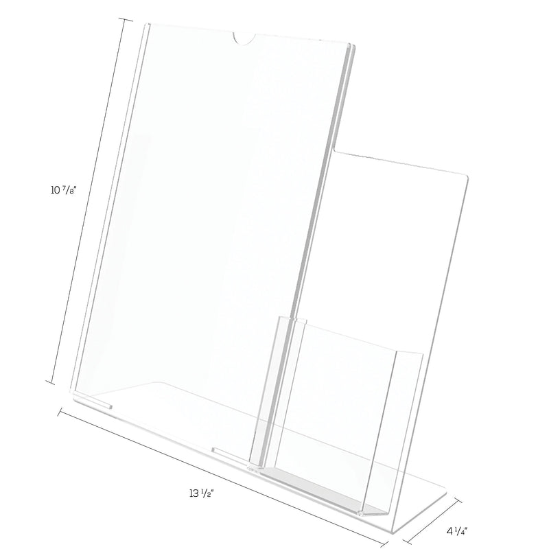 Deflect-O Superior Image Document Holder, 8.5" x 11", Table Top, Clear Plastic (599401)