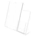 Deflect-O Superior Image Document Holder, 8.5" x 11", Table Top, Clear Plastic (599401)