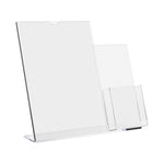 Deflect-O Superior Image Document Holder, 8.5" x 11", Table Top, Clear Plastic (599401)