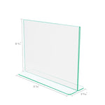 Deflect-O Superior Image Horizontal Document Holder, 11" x "8.5", Table Top, Clear Acrylic (DEF5991890)