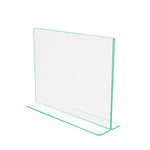 Deflect-O Superior Image Horizontal Document Holder, 11" x "8.5", Table Top, Clear Acrylic (DEF5991890)