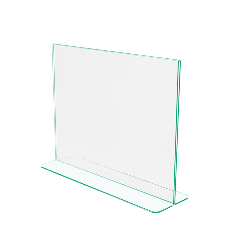 Deflect-O Superior Image Horizontal Document Holder, 11" x "8.5", Table Top, Clear Acrylic (DEF5991890)