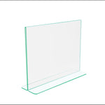 Deflect-O Superior Image Horizontal Document Holder, 11" x "8.5", Table Top, Clear Acrylic (DEF5991890)
