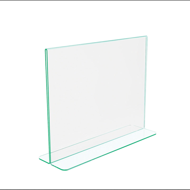 Deflect-O Superior Image Horizontal Document Holder, 11" x "8.5", Table Top, Clear Acrylic (DEF5991890)