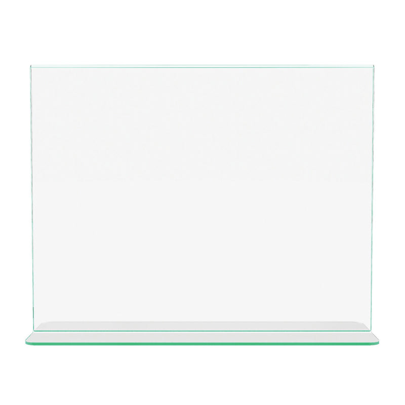 Deflect-O Superior Image Horizontal Document Holder, 11" x "8.5", Table Top, Clear Acrylic (DEF5991890)