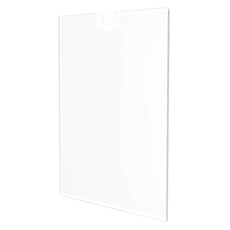 Deflect-O Superior Image Document Holder, 8.5" x 11", Wall Mounted, Clear Plastic (DEF588601)