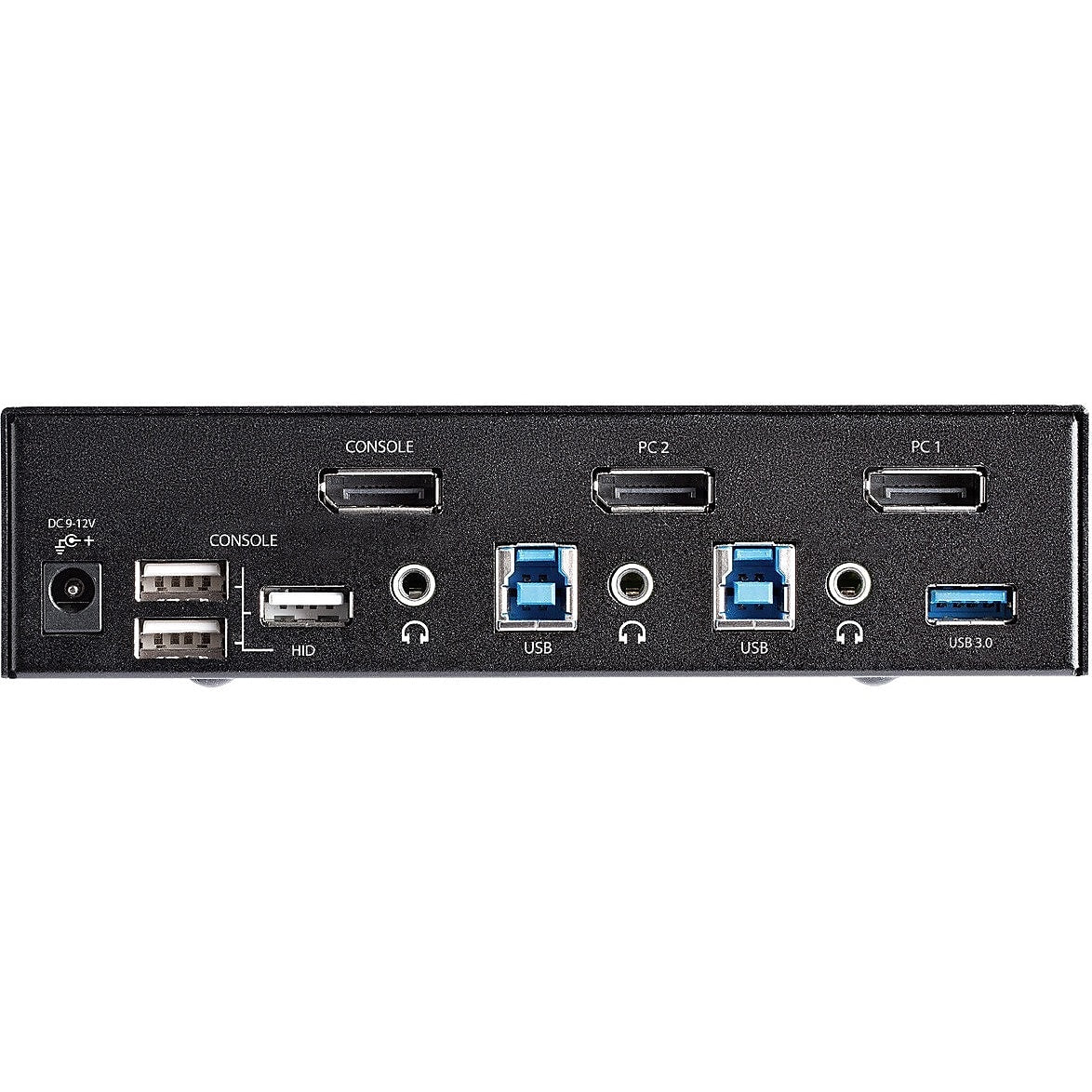 StarTech.com 2 Port DisplayPort KVM Switch, TAA Compliant, 4K 60Hz, 2 Port USB 3.0 Hub, Digital & Analog Audio