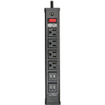 Tripp Lite 8 Outlet Home/Office, 6' Cord, 450 Joules (TLM446USBB)