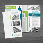 Custom Half Fold Brochure, 100# Cover , 8 1/2" x 11", Qty 2000