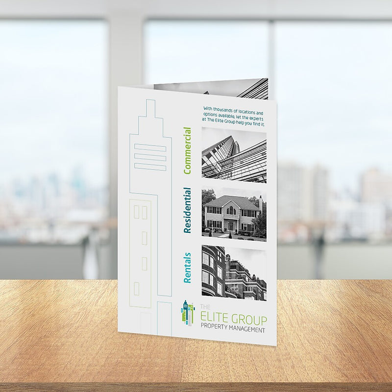 Custom Half Fold Brochure, 100# Cover , 8 1/2" x 11", Qty 2000