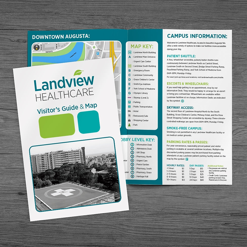 Custom Half Fold Brochure, Dull or Gloss , 8 1/2" x 11", Qty 50