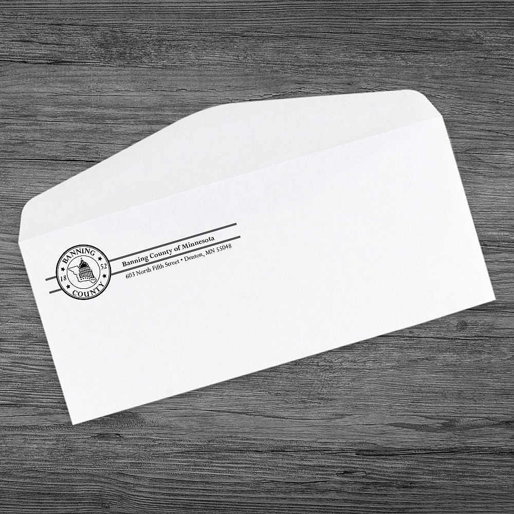 #10 Standard Envelope,1 Color, Qty 500