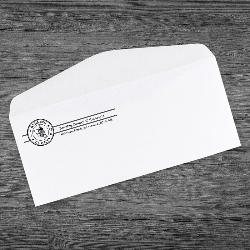 #10 Standard Envelope,1 Color, Qty 500