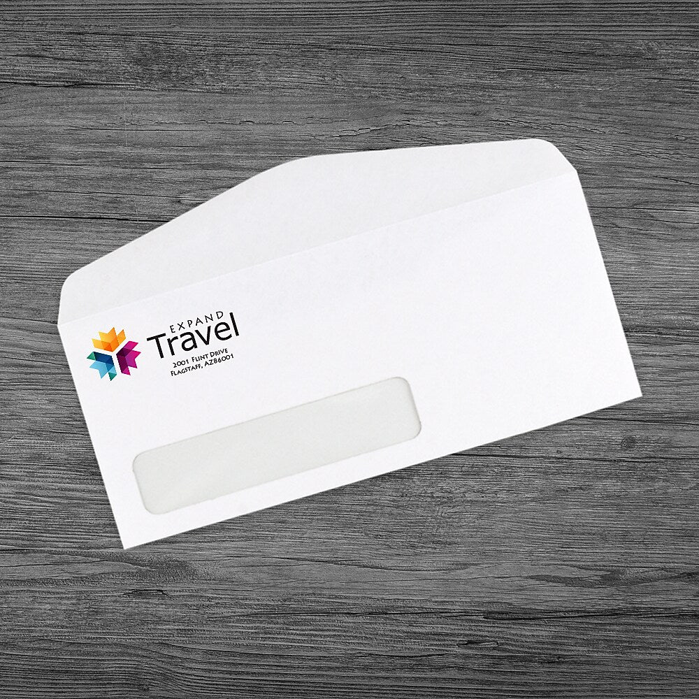 #9 Window Envelope, Full Color, Qty 500