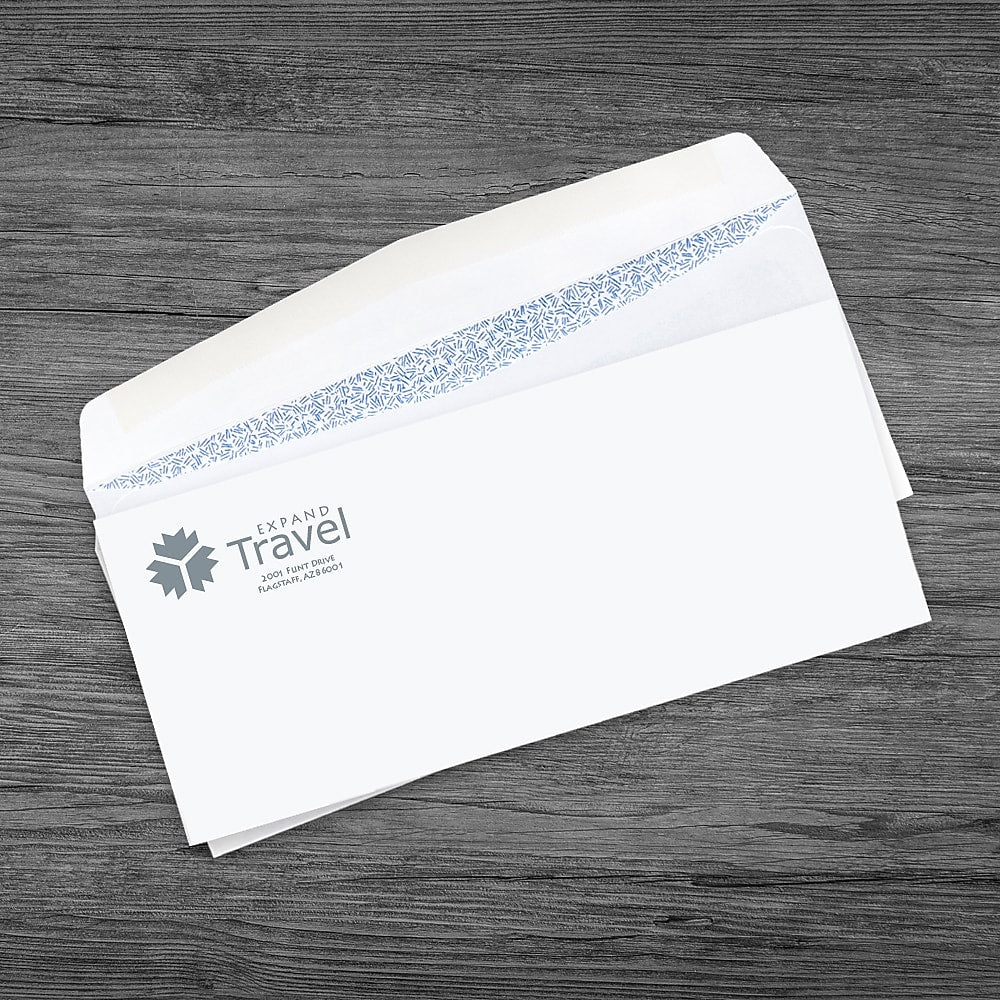 #9 Security Envelope, 1 Color, Qty 10,000