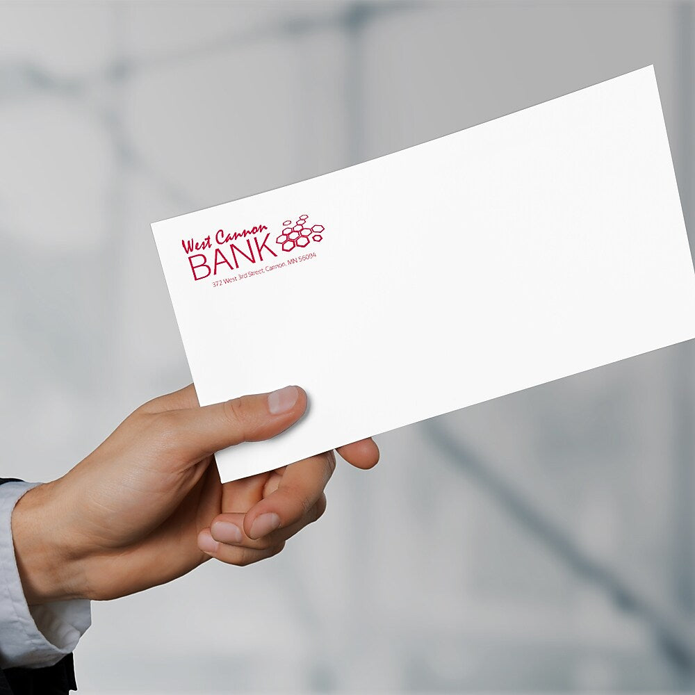 #10 Security Business Envelope, 1 Color, Qty 250