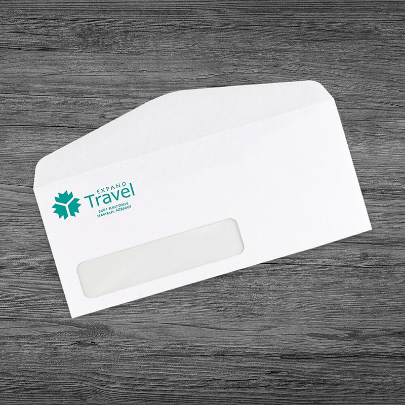 #9 Standard Window Envelope, 1 Color, Qty 500
