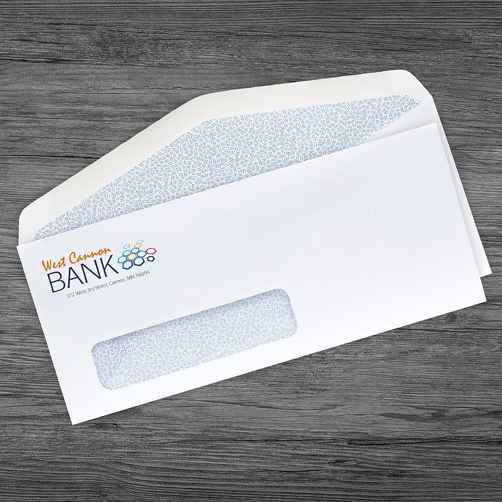 #10 Security Window Envelope, Full Color, Qty 2500
