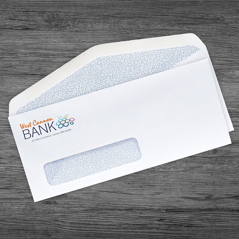 #10 Security Window Envelope, Full Color, Qty 1000