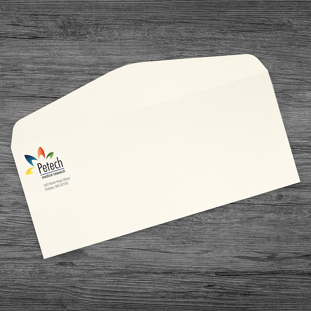 #10 Stationery Envelope, Full Color, Premium Stock, 500
