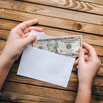#6-3/4 Window Envelope, Black, Red or Dark Blue, Qty 2500