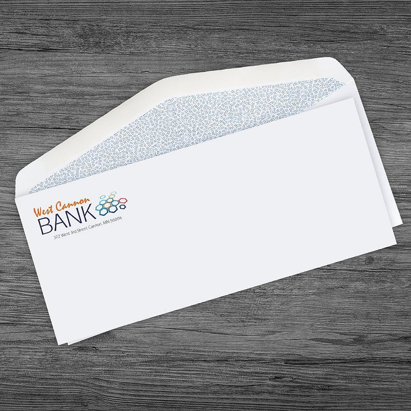 #10 Security Envelope, Full Color, Qty 5000