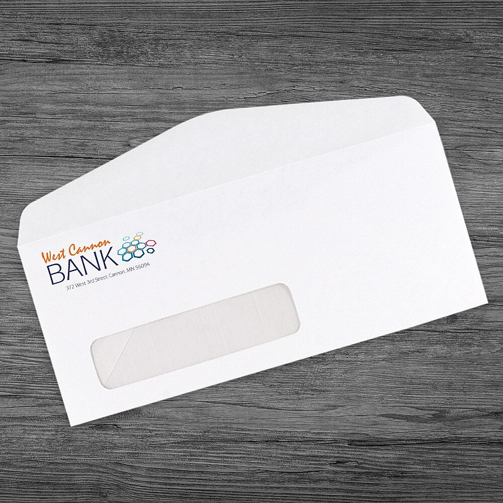 #10 Window Business Envelope, Full Color, Qty 10,000
