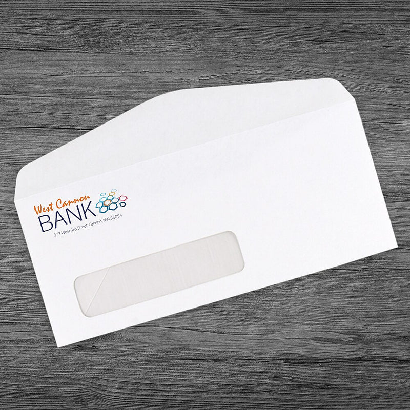 #10 Window Business Envelope, Full Color, Qty 2500
