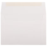 JAM Paper A8 Strathmore Invitation Envelopes, 5.5 x 8.125, Bright White Linen, 25/Pack (40934)