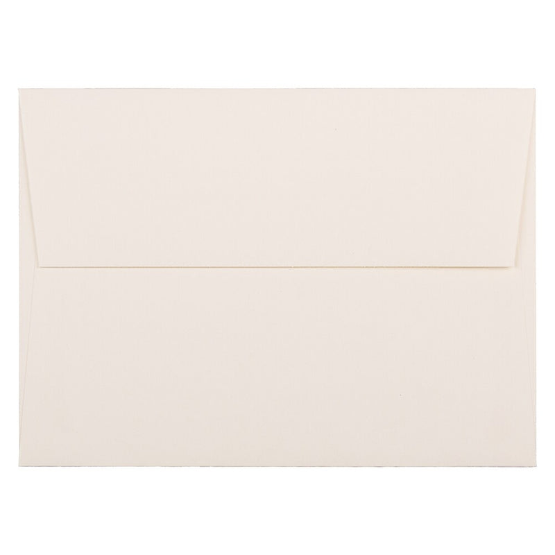 JAM Paper A7 Strathmore Invitation Envelopes, 5.25 x 7.25, Natural White Wove, Bulk 1000/Carton (44507B)