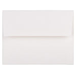 JAM Paper A2 Strathmore Invitation Envelopes, 4.375 x 5.75, Bright White Linen, 25/Pack (66670)