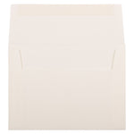 JAM Paper A6 Strathmore Invitation Envelopes, 4.75 x 6.5, Natural White Linen, 25/Pack (74083)