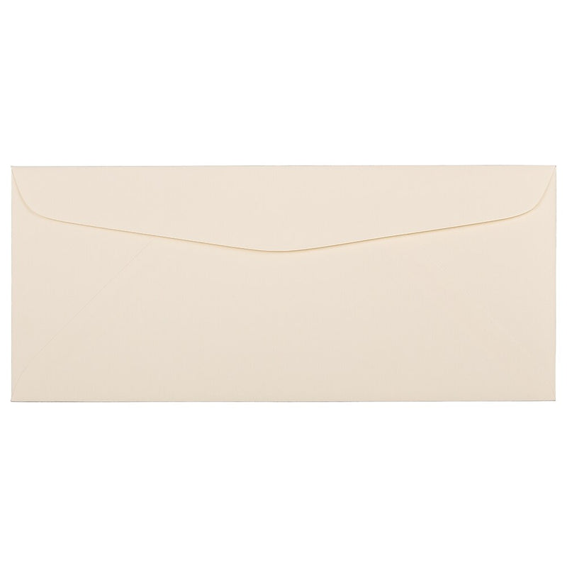 JAM Paper #10 Business Strathmore Envelopes, 4.125 x 9.5, Ivory Wove, Bulk 1000/Carton (191165B)