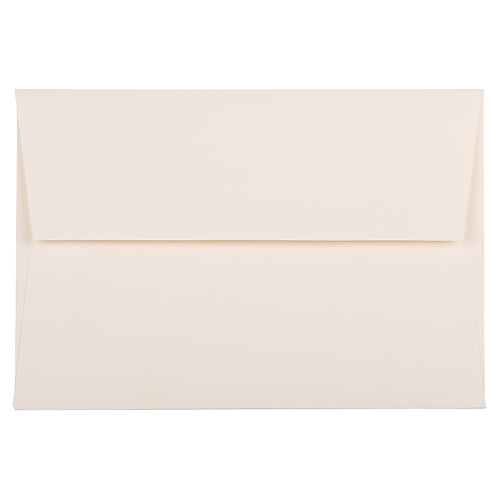 JAM Paper A8 Strathmore Invitation Envelopes, 5.5 x 8.125, Natural White Wove, 25/Pack (191205)